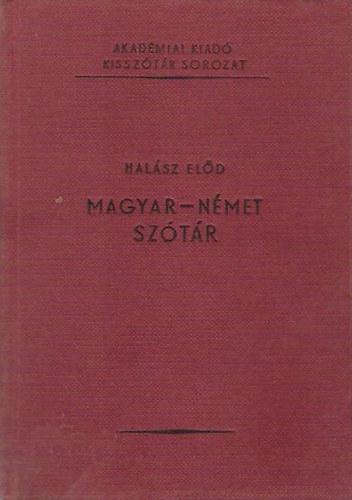 Magyar-nmet sztr