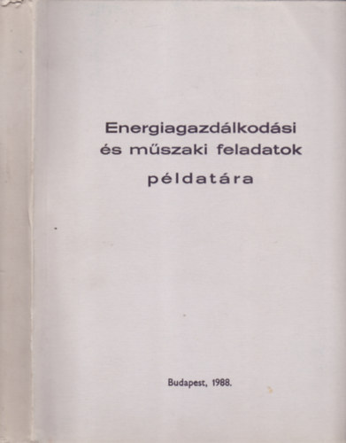 Energiagazdlkodsi s mszaki feladatok pldatra