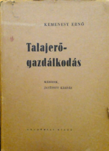 Talajer�gazd�lkod�s