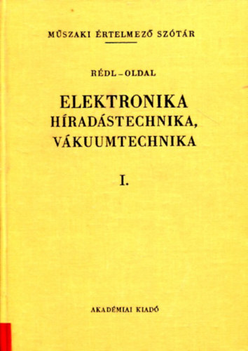 R�dl-Oldal - Elektronika, h�rad�stechnika, v�kuumtechnika I.