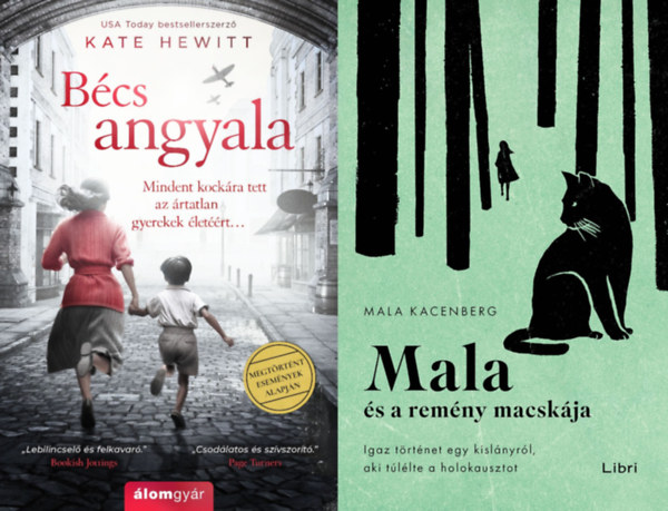 2 db meghat trtnet a holokausztrl: Mala s a remny macskja + Bcs angyala