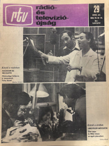 Rtv (R�di�- �s telev�zi��js�g) 9. XXVIII. �vf. 1983. VII. 18-24