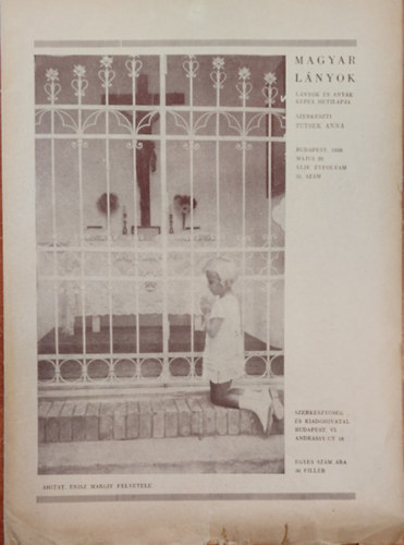 Magyar Lnyok - Lnyok s anyk kpes hetilapja 1938 (XLIV. vf. 35. szm)