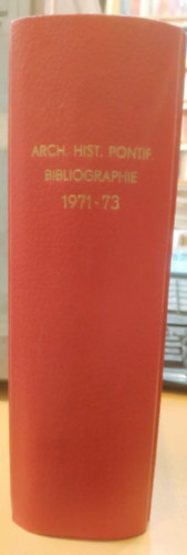 Archivum Historiae Pontificiae 9-11 (1971)