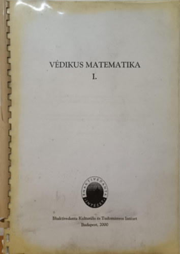 Vdikus matematika I.