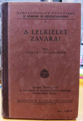 A lelkilet zavarai