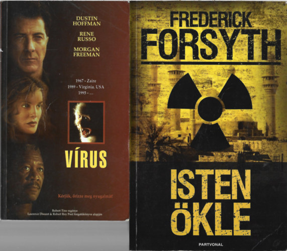 2 db knyv, Robert Tine: Vrus, Frederick Forsyth: Isten kle