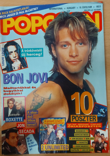Popcorn International - Hungary VI. vfolyam 1993/5 (Poszter mellklettel)