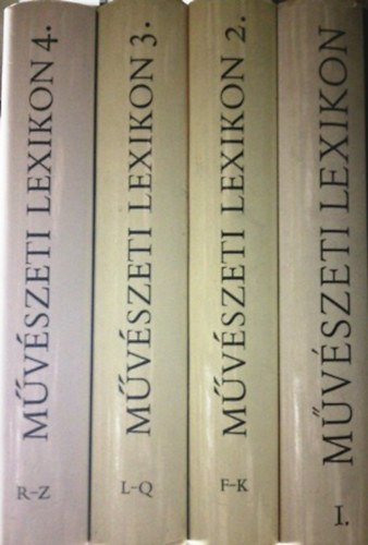 Zdor Anna- Genthon Istvn  (fszerk) - Mvszeti lexikon I-IV.