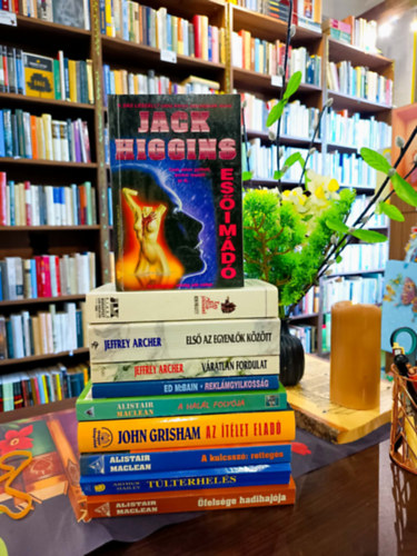 Ken Follett, Archer Jeffrey, Ed McBain, Alistair MacLean, John Grisham, Arthur Hailey Jack Higgins - Szórakoztató irodalom 10 darabos KÖNYVMENTŐ AJÁNLAT: Esőimádó, Egy férfi Szentpétervárról, Első az egyenlők között, Váratlan fordulat, Reklámgyilkosság, A halál folyója, Az ítélet eladó, A kulcsszó: rettegés, Túlterhelés,