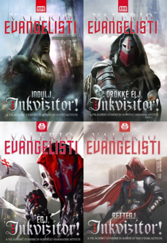 A teljes Eymerich sorozat : Indulj, inkviz�tor! + �r�kk� �lj, inkviz�tor!  + �gj, inkviz�tor! + Rettegj, inkviz�tor!