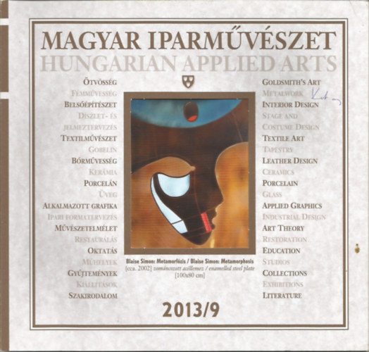 Antal Mariann  (szerk.) - Magyar Iparmvszet 2013/9