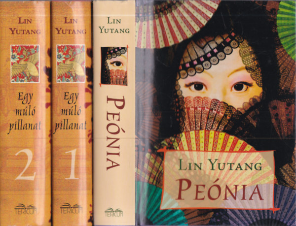 2 db. Lin Yutang m�, 3 k�tetben (Pe�nia + Egy m�l� pillanat 1-2.)