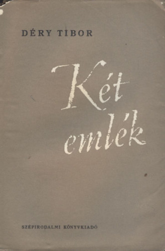 Kt emlk (I. kiads)