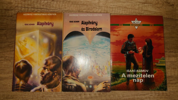 Isaac Asimov - 3 kultikus sci-fi Isaac Asimovtól: Alapítvány, alapítvány, A mezítelen nap