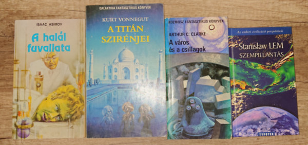 3 klasszikus sci-fi aj�nd�k Stanislav Lem k�tettel: A Tit�n szir�njei, A hal�l fuvallata, A v�ros �s a csillagok + Szempillant�s