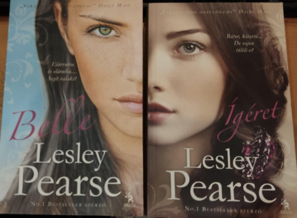 2 db Lesley Pearse: Belle + gret