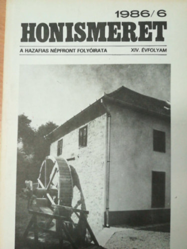 Honismeret 1986/6 XIV. �vfolyam