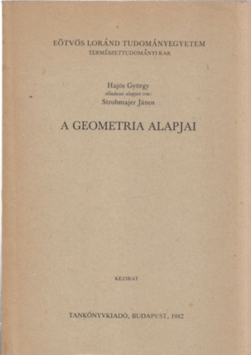 A geometria alapjai (Hajs Gyrgy eladsai)