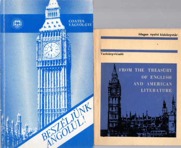 4 db angol nyelvknyv: English Usage + Angol-magyar diklevelezs + From the Treasury of English and American Literarture + Beszljnk angolul!