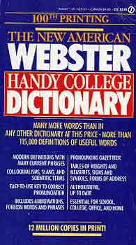 The new american Webster handy college dictionary
