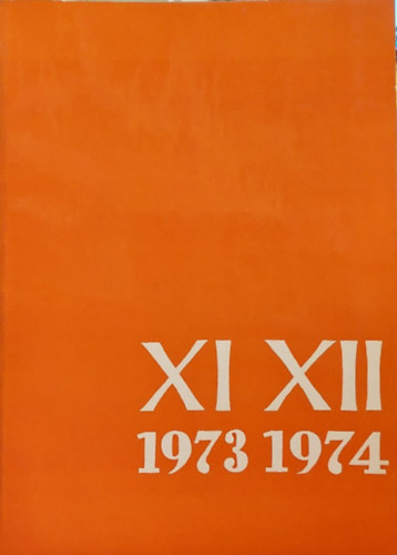 Az Egri Mzeum vknyve XI-XII. 1974