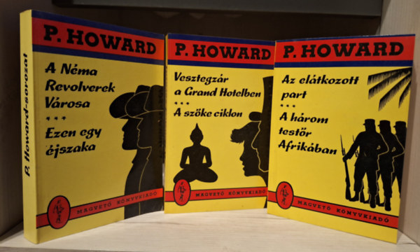 P. Howard sorozat 3 ktete