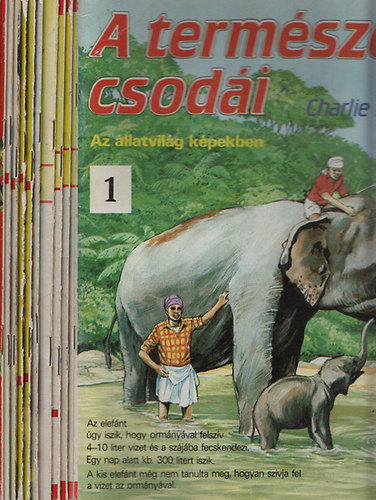 A term�szet csod�i - Az �llatvil�g k�pekben 1-11. (hi�nyzik a 6. k�tet)