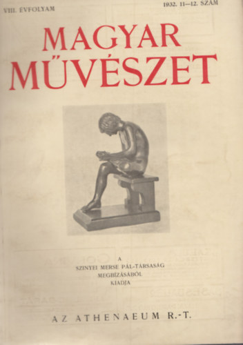 Magyar mvszet VIII. vf. 1932. 11-12. szm