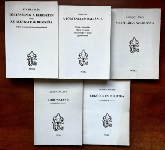 5db Pski kiad:Koronatan+Erklcs s politika+Meztlbas szabadsg+Trtnszek a kereszten..