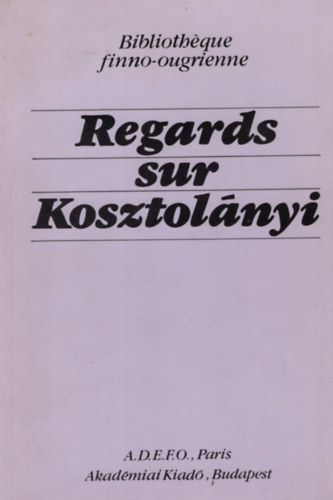 Regards sur Kosztol�nyi