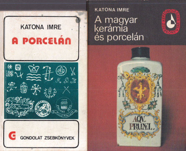 2 db. porcel�n (A porcel�n + A magyar ker�mia �s porcel�n)