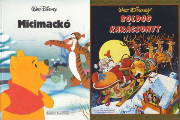 2 db Walt Disney meseknyv: Micimack + Boldog karcsonyt