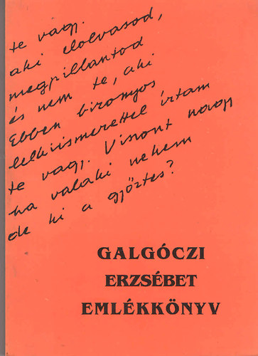 Vasy Gza - Galgczi Erzsbet emlkknyv