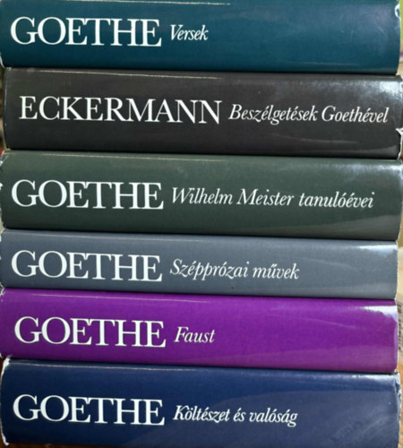 6 db Goethe k�tet