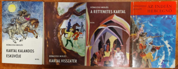 4db Rnaszegi knyv:Kartal 1-3.: A rettenetes Kartal - Kartal kalandos eskvje - Kartal visszatr+ Az indin hercegn