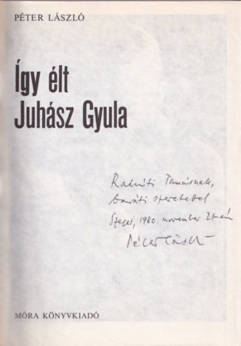 gy lt Juhsz Gyula.-Dediklt.