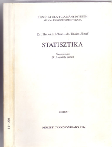 Statisztika (JATE llam s Jogtudomnyi Kara - 20 brval)