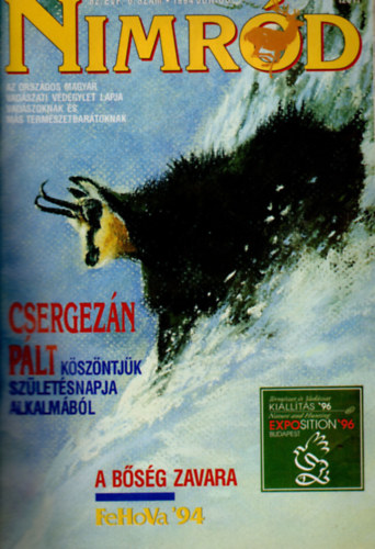Nimrd vadszjsg egybektve - 1994-95.  teljes vfolyam (24 db. lapszm)