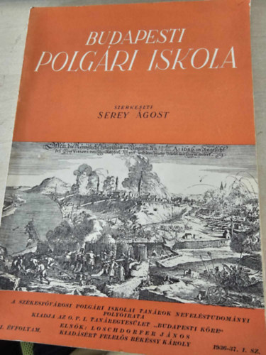 Budapesti polg�ri iskola 1936/37. I.�vf. 1.sz�m