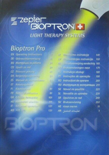 Zepter Bioptron Light therapy systems