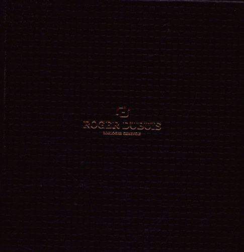 Roger Dubuis Horloger Genevois Collection Book 2013-2014 (rakatalgus)