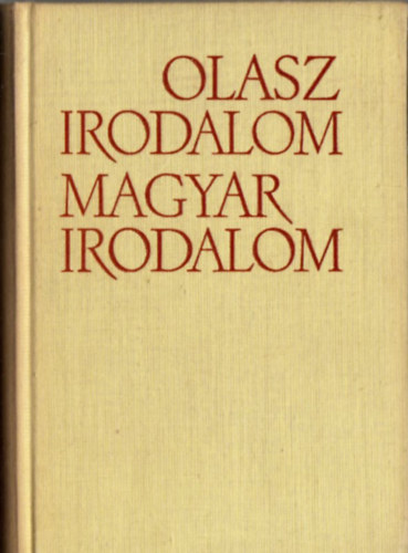 Olasz irodalom, magyar irodalom