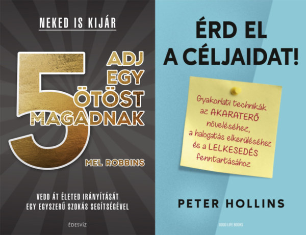 2 db  motvcis knyv: rd el a cljaidat! + Adj egy tst magadnak!