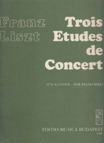 Trois Etudes de Concert (Fr Klavier - For Piano Solo)