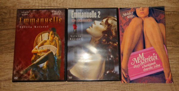 2 DVD: Emanuelle 1-2. aj�nd�k erotikus k�nyvvel M.M. szeret�i, ahogy a bar�tj�nak elmes�lte volna