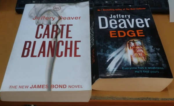 Jeffery Deaver - Carte Blanche (James Bond) + Edge (2 ktet)