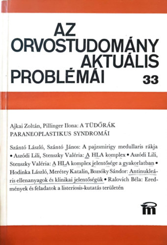 Fischer Antal szerk. - Az orvostudom�ny aktu�lis probl�m�i 33