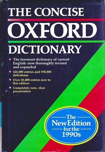 The Concise Oxford Dictionary of Current English