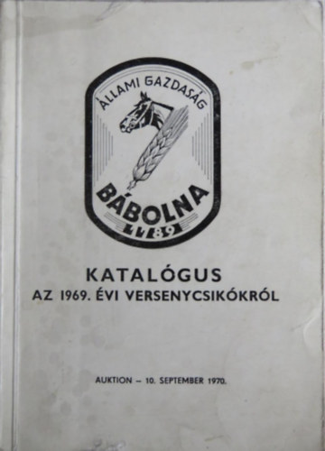 Katal�gus az 1969. �vi versenycsik�kr�l